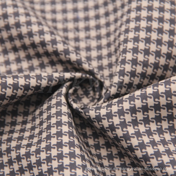 Forme la tela impresa poliéster de la piel del melocotón con la tela cruzada para las chaquetas